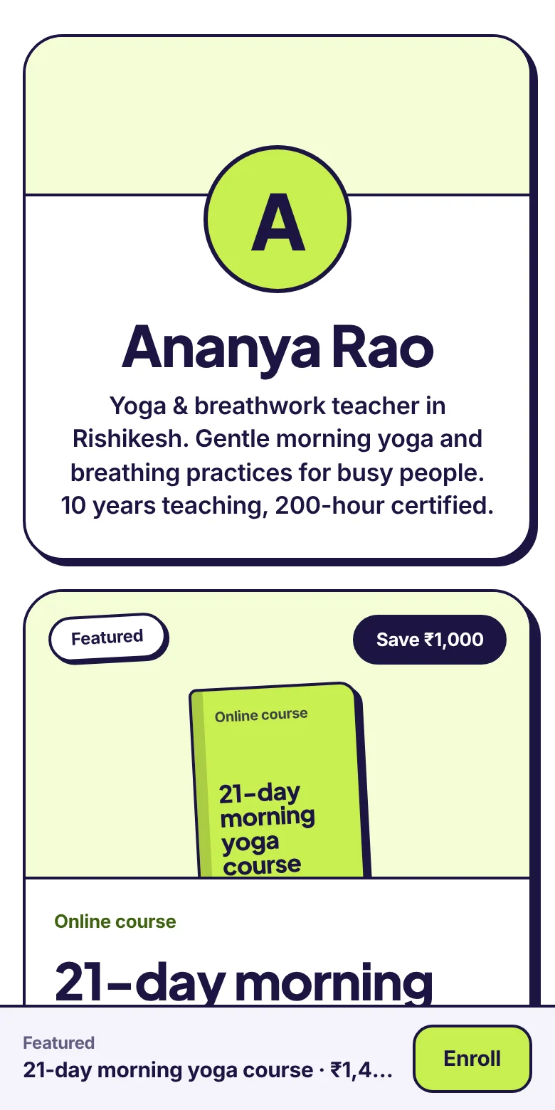 Ananya Rao's store