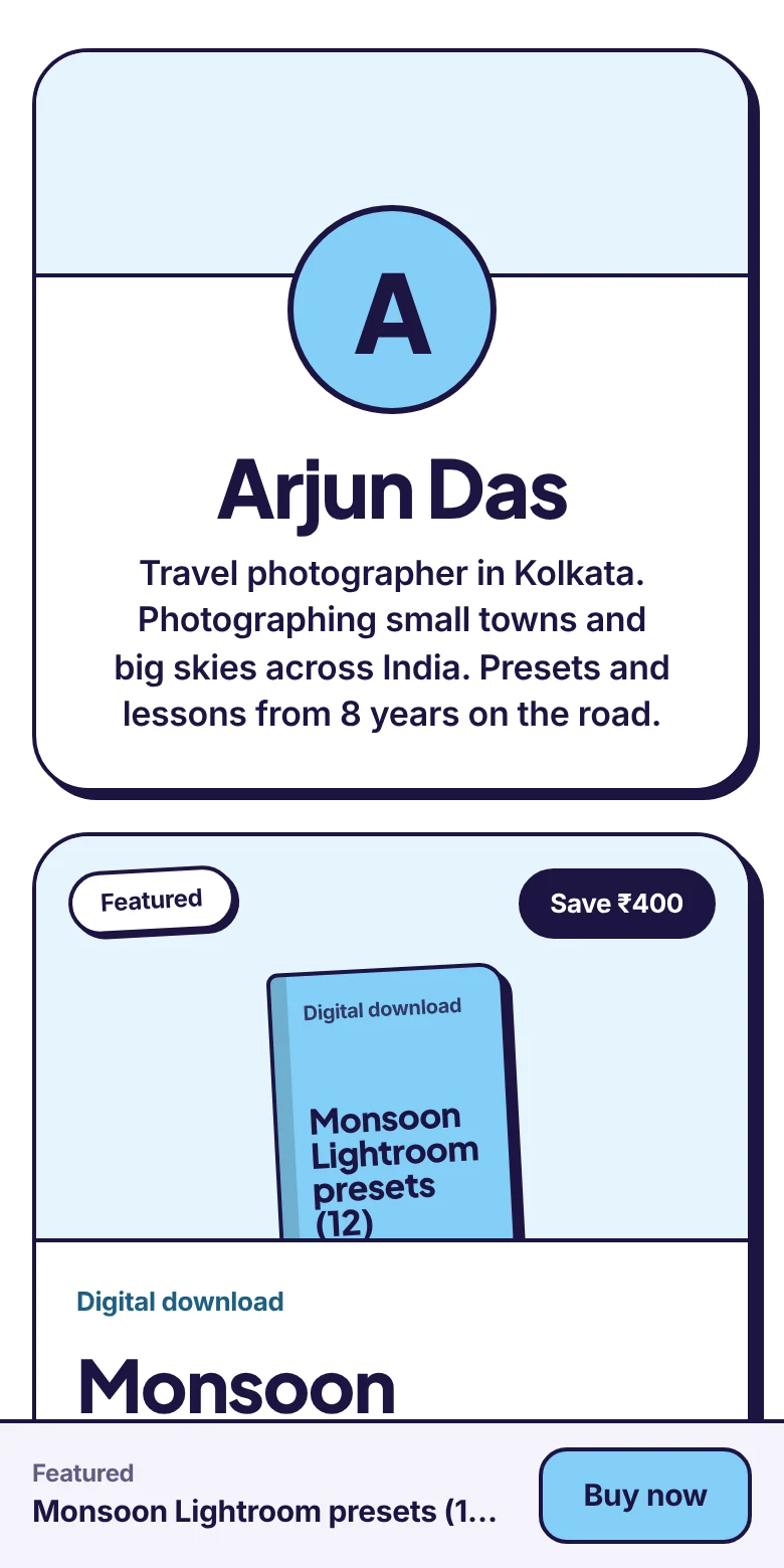 Arjun Das's store